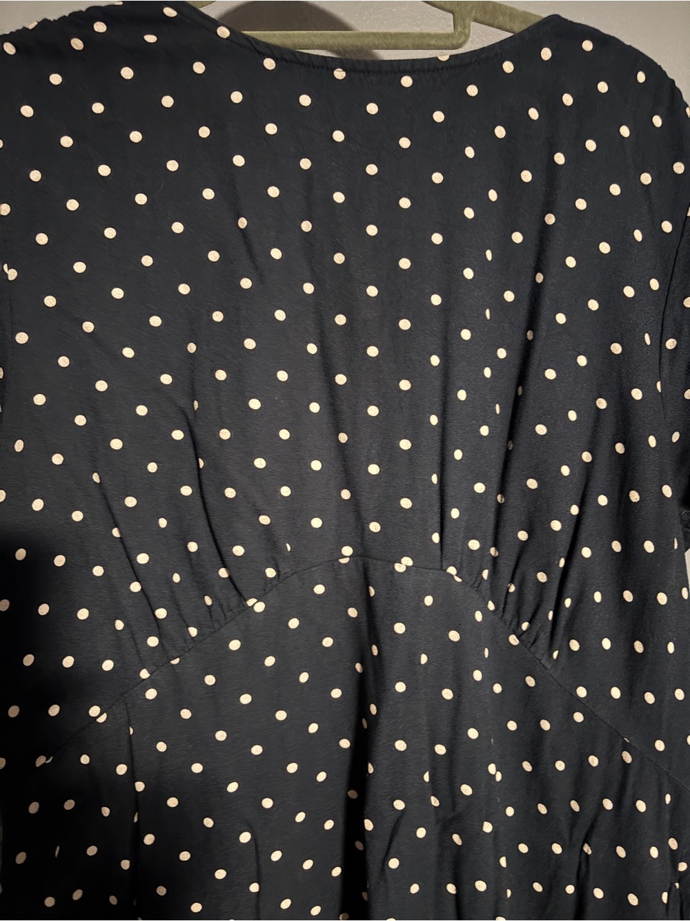 Old Navy Navy Blue Polka Dot Mini Dress - Picture 10 of 11